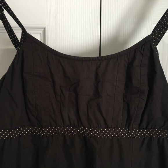 Brown Cotton Floral Sundress-Lined - Picture 3 of 5